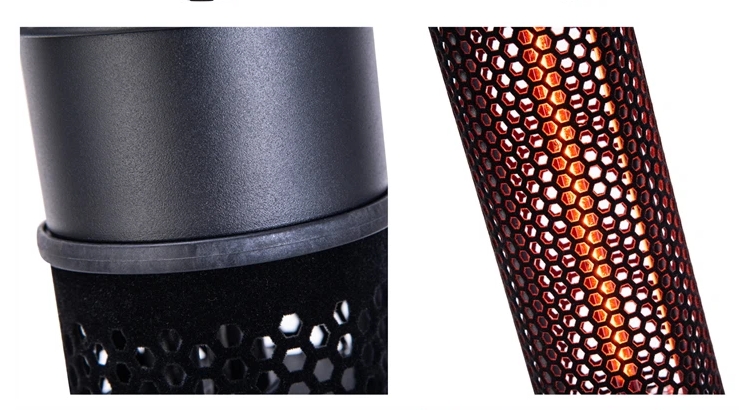 Distance between patio heater and ceiling