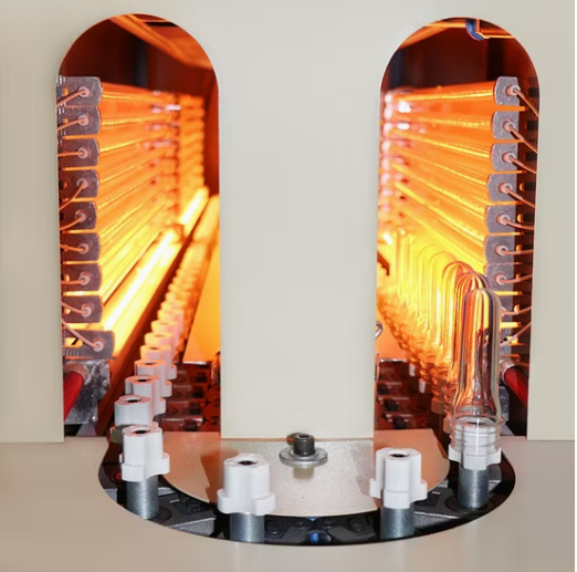 Aoki blow molding IR radiator lamp bulb