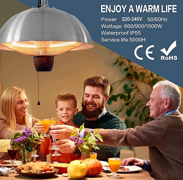 Energy saving electric heater